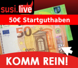 Susi.live Gutschein – 50€ Gratis Startguthaben